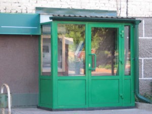 Алюминиевая дверь для магазина GFTD778